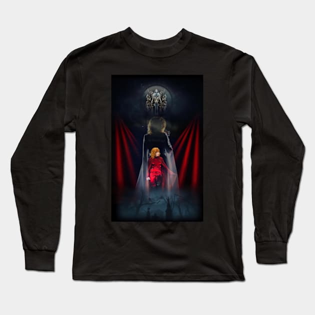 Mylène Farmer Long Sleeve T-Shirt by shadowNprints